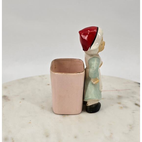 Vintage Dutch Girl Figurine Planter – Made in Japan - Picture 5 of 8